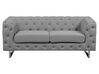 Conjunto de sofás com 5 lugares em tecido cinzento claro VISSLAND_721810