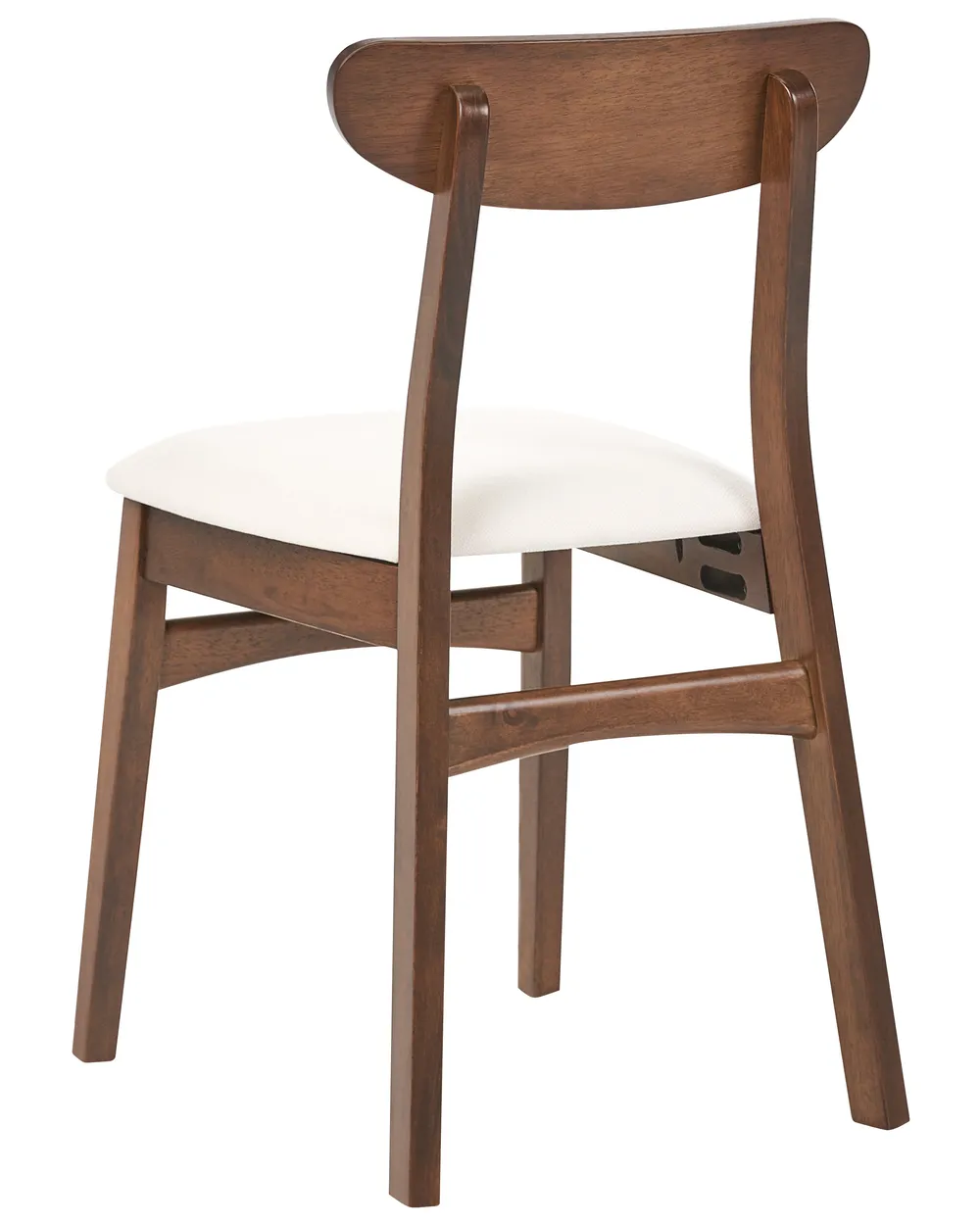 Set di 2 sedie da pranzo DOYLE Legno Marrone/Beige chiaro_1071228