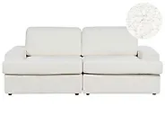 Sofá 3 plazas ALLA Bouclé Blanco crema_1183784