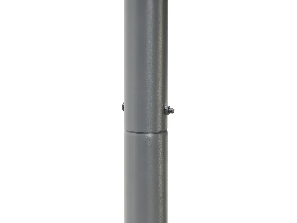 Gazebo VIMINO 282 cm 294 cm Metallo Grigio scuro_957633