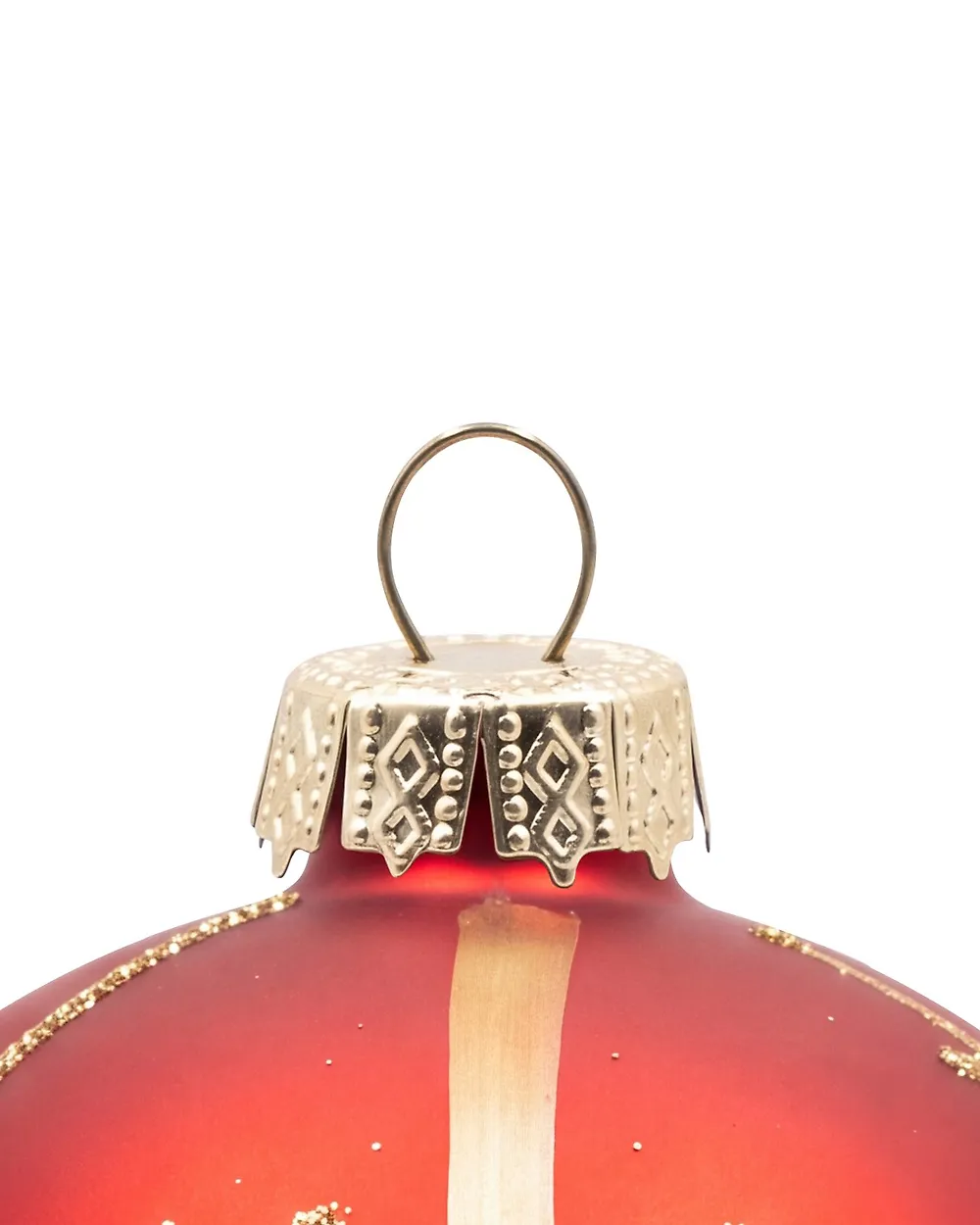 Set of 40 Baubles WINTERGLOW Glass Red_1192087