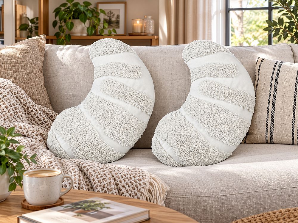 Kit Broderie Ours D'Hiver - Coussin Décoratif 40x40 Cm Toile Imprimée