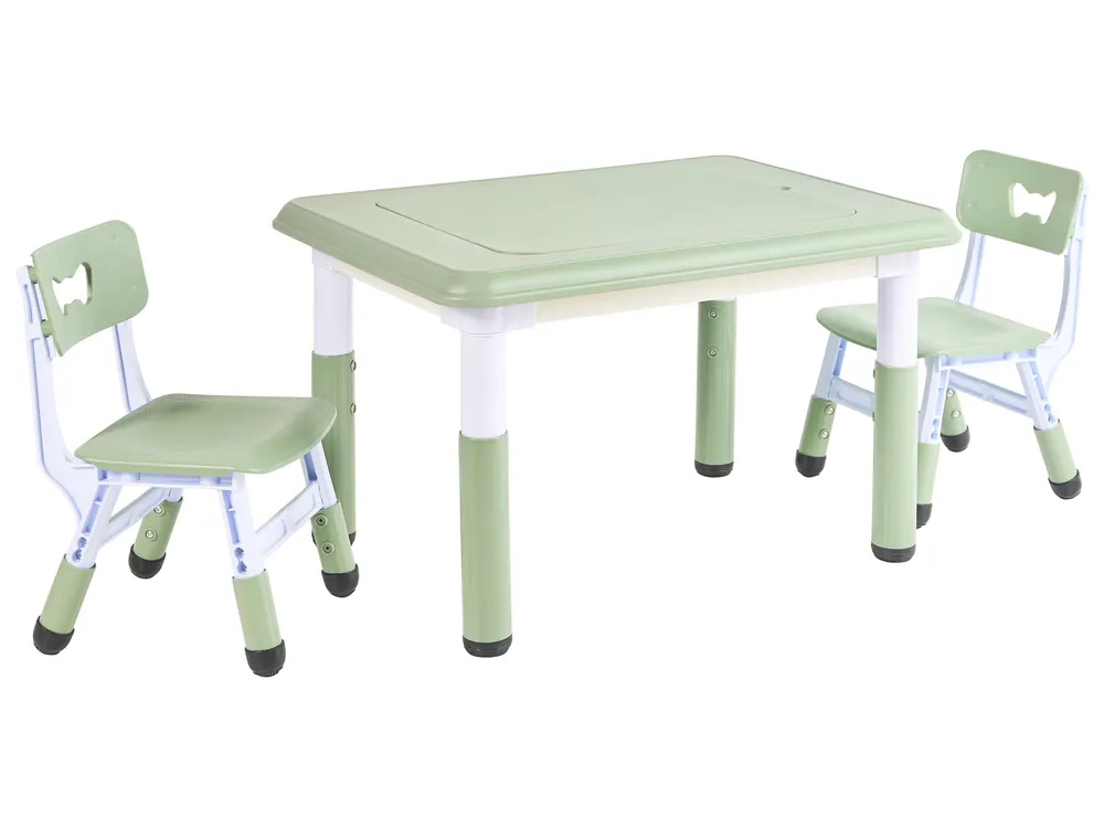 Mesa infantil com cadeiras BONDO Verde_1124386