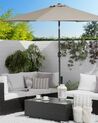 Parasol de jardin en aluminium avec toile beige taupe ⌀ 270 cm VARESE_765082
