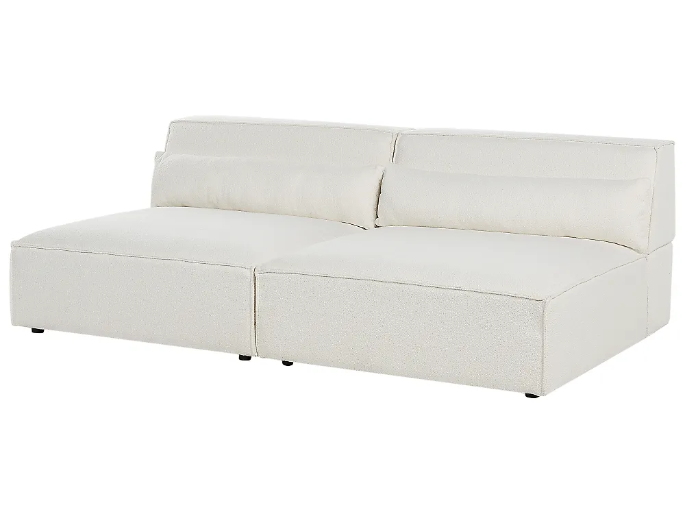 Modular Sofa 2 Seater HELLNAR Boucle Off-White_911488