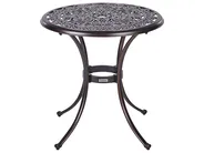 Bistro Table ANDALO 68 cm 68 cm Metal Brown_931785