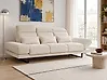 Sofa dla 3 osób IKAST Sztruks Jasnobeżowy