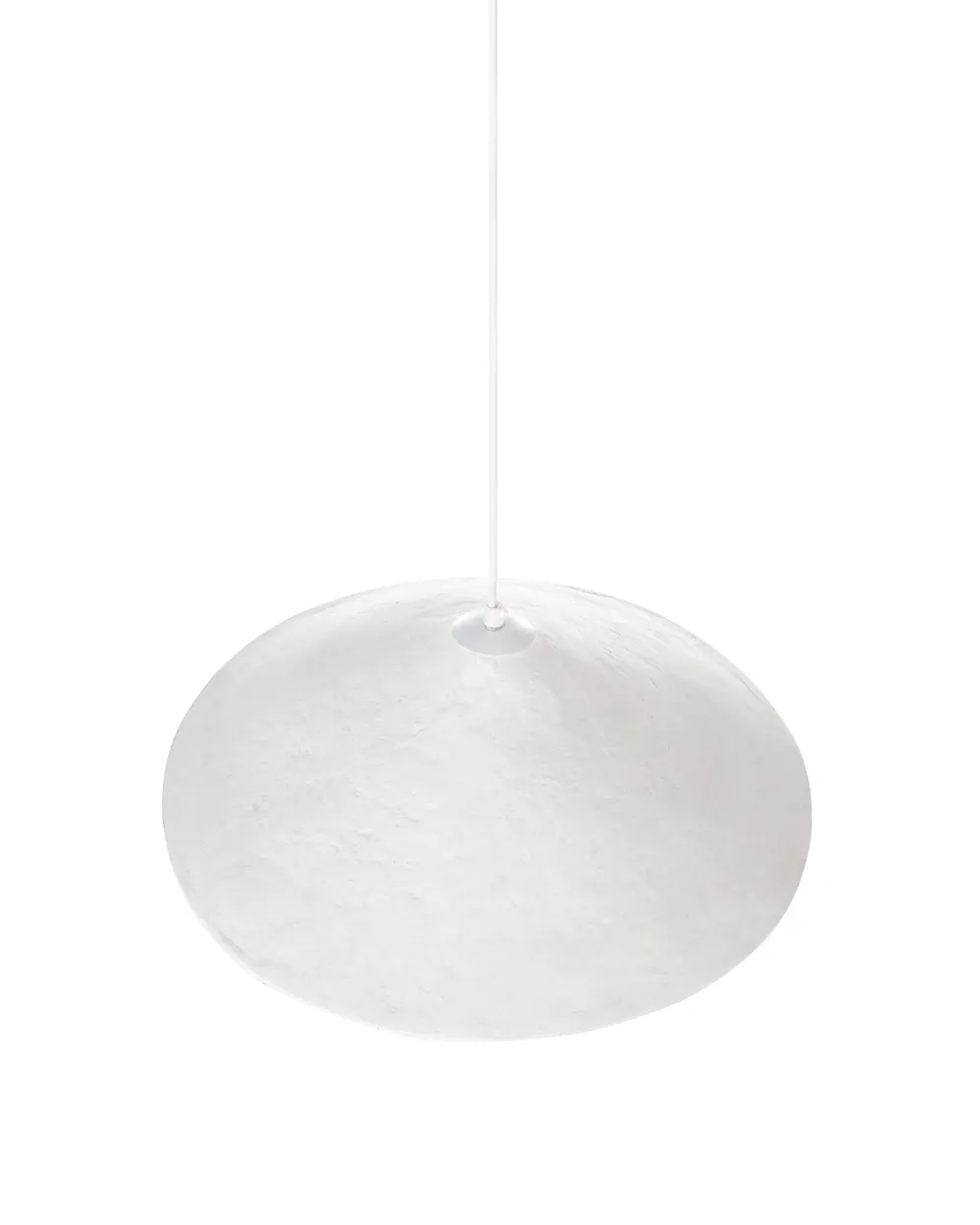Pendant Lamp PORONGOS Papier-Mâché White_957496