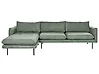 Corner Sofa VINTERBRO Fabric Light Green Right Hand