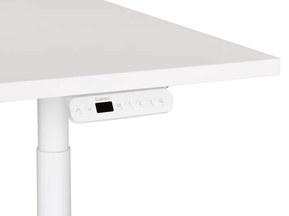 Biurko regulowane elektrycznie DESTINAS 120 cm 72 cm Biały_899565