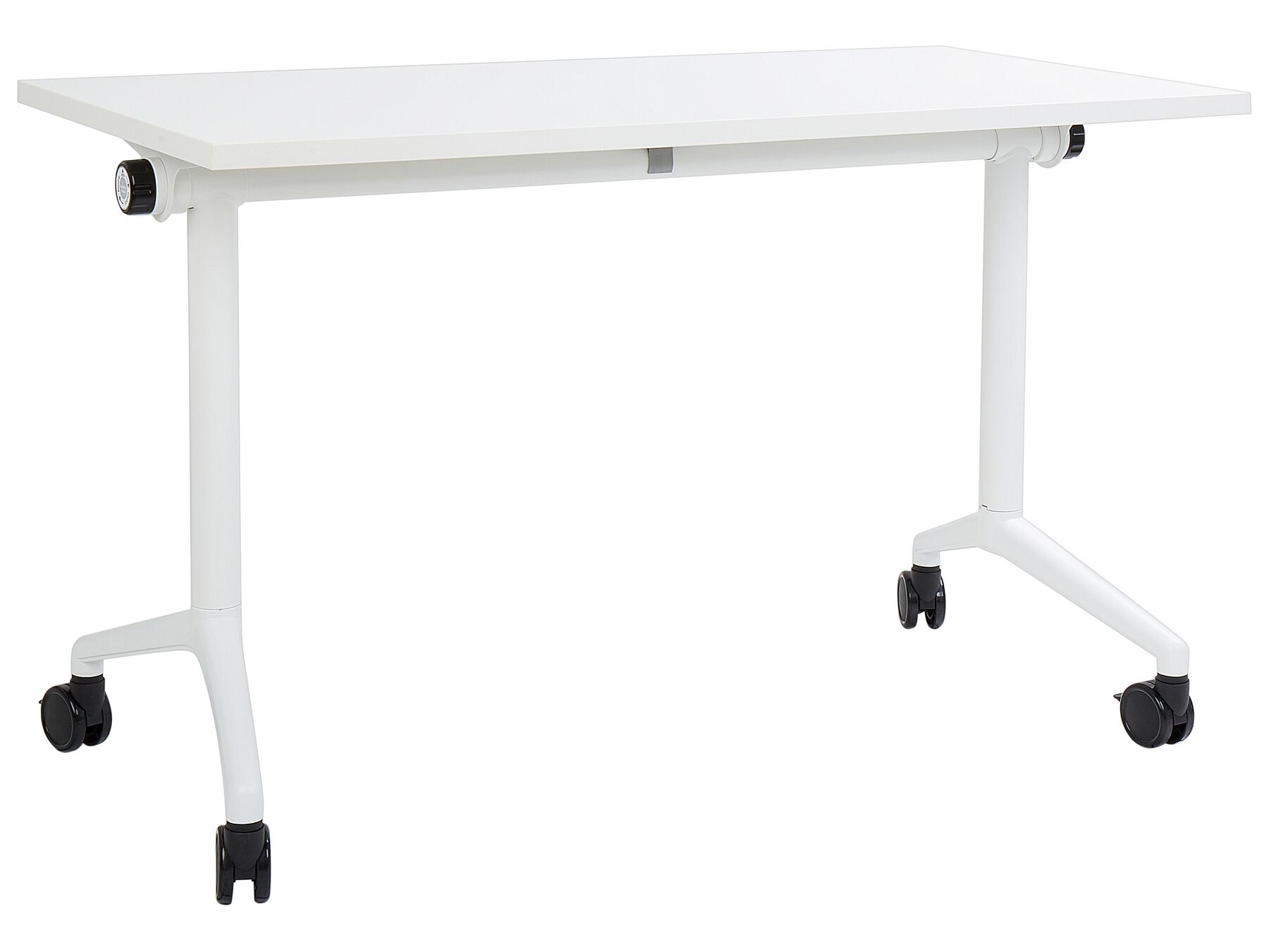 Sammenleggbart skrivebord med hjul 120 x 60 cm Hvit CAVI_922094