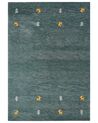 Vlněný koberec gabbeh 160 x 230 cm zelený CALTI_870303