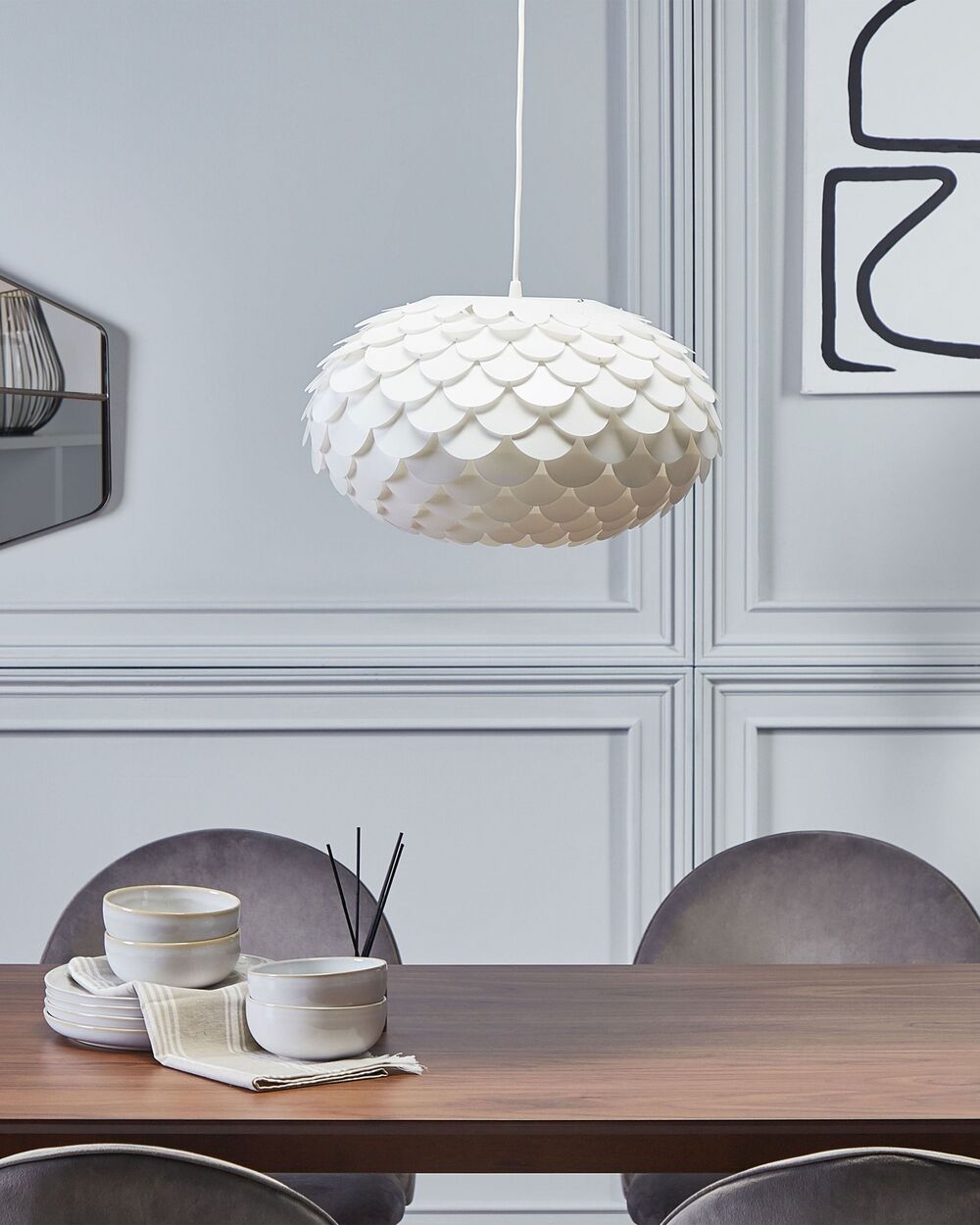 Priya white easy fit pendant on sale