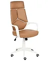 Office Chair DELIGHT Faux Leather Sand Beige