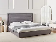 Bed Velvet ROUEN 180 x 200 cm (EU Super King) Dark Grey_1184818