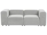 Modular Sofa 2 Seater FALSTERBO Corduroy Grey_916182