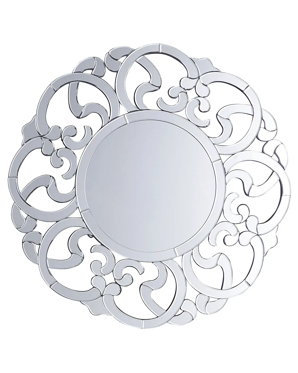 Wall Mirror MORNAIX 70 cm 70 cm Silver