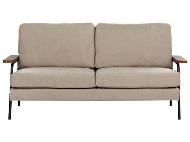 3-istuttava sohva kangas ruskeanharmaa AKRANES