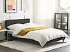 Bed Frame Cover FITOU 140 x 200 cm Black