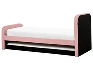 Trundle Bed Boucle RAYSSAC 90 x 200 cm (EU Single) Pink_1081113