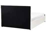 Ottoman Bed ROCHEFORT Boucle Off-White 140 x 200 cm (EU Double)_993750