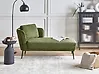 Left-Hand Chaise Longue ARTHEZE Fabric Dark Green