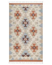 Rug DILIJAN Multicolour 80 x 150 cm Kilim Cotton_869150