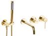 Wall Mounted Bath Shower Mixer Tap JAVIRA Gold