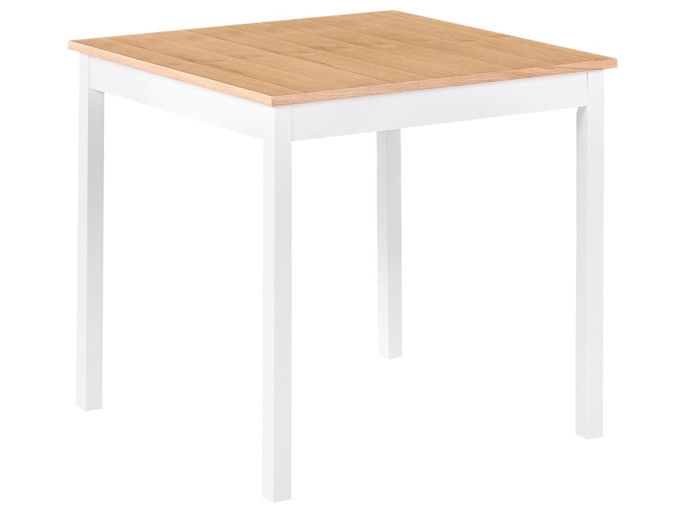 Jídelní stůl BATTERSBY Světlý dub 80 cm 80 cm
