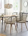 Set of 2 Dining Chairs NASHUA Beige