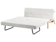 Sofa Bed 2 Seater EDLAND Boucle Off-White_1061218