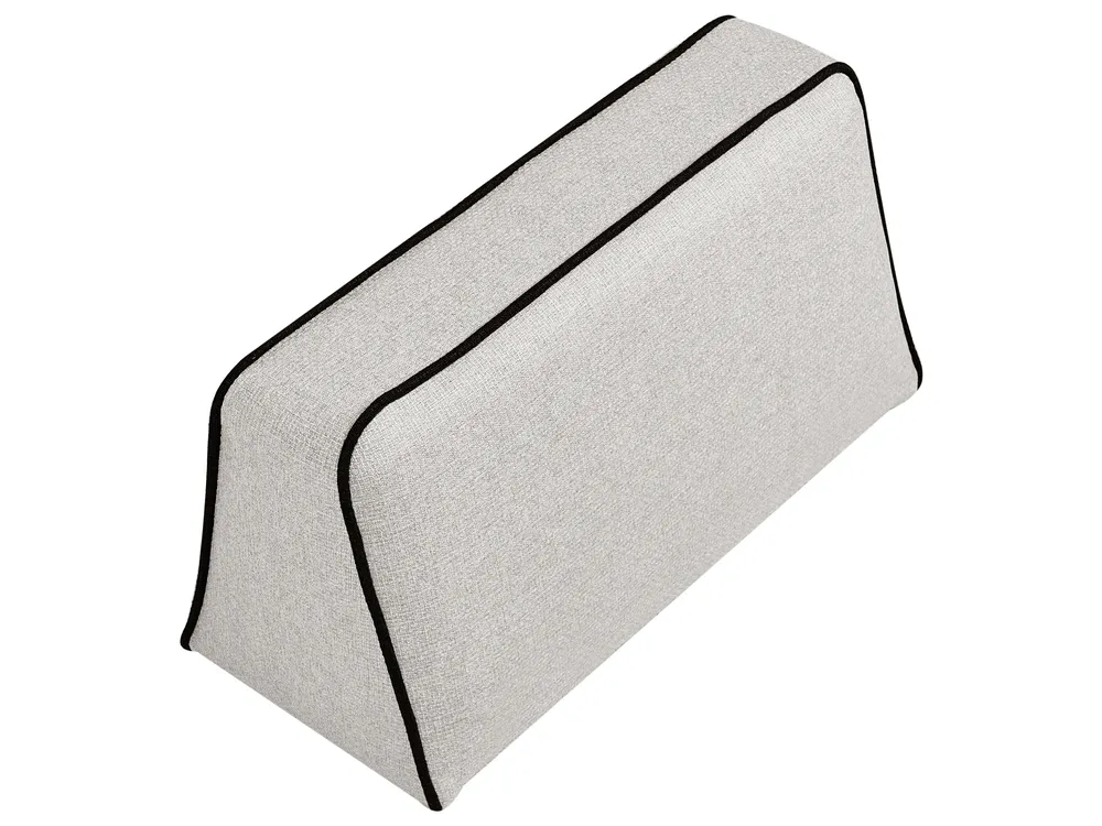 Chaise Longue SEILLANS Fabric Light Grey_1004524