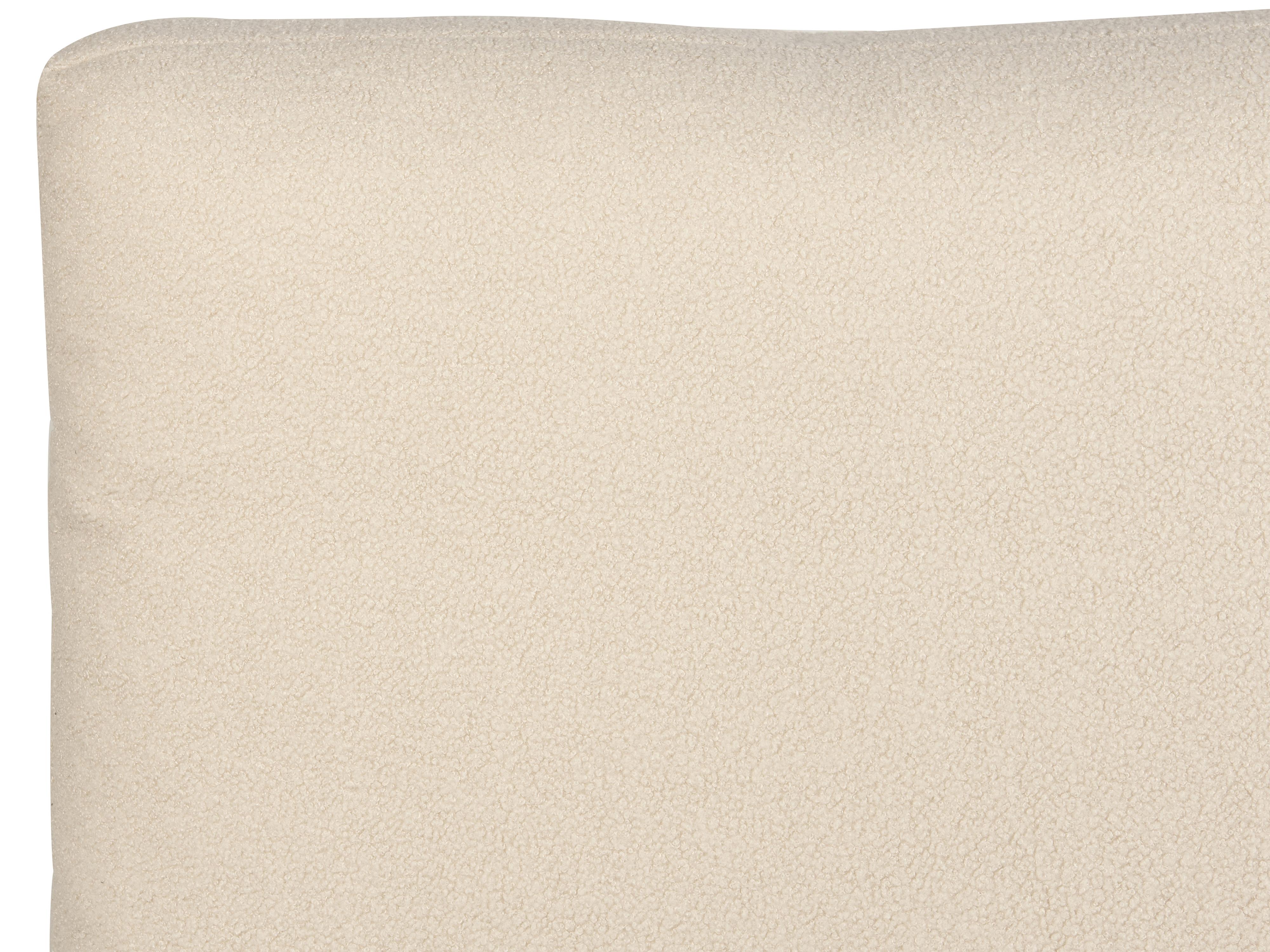 Lit avec sommier Bouclé MELLE 140 x 200 cm Beige_882573