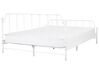 Metal EU King Size Bed White MAURESSAC_902748