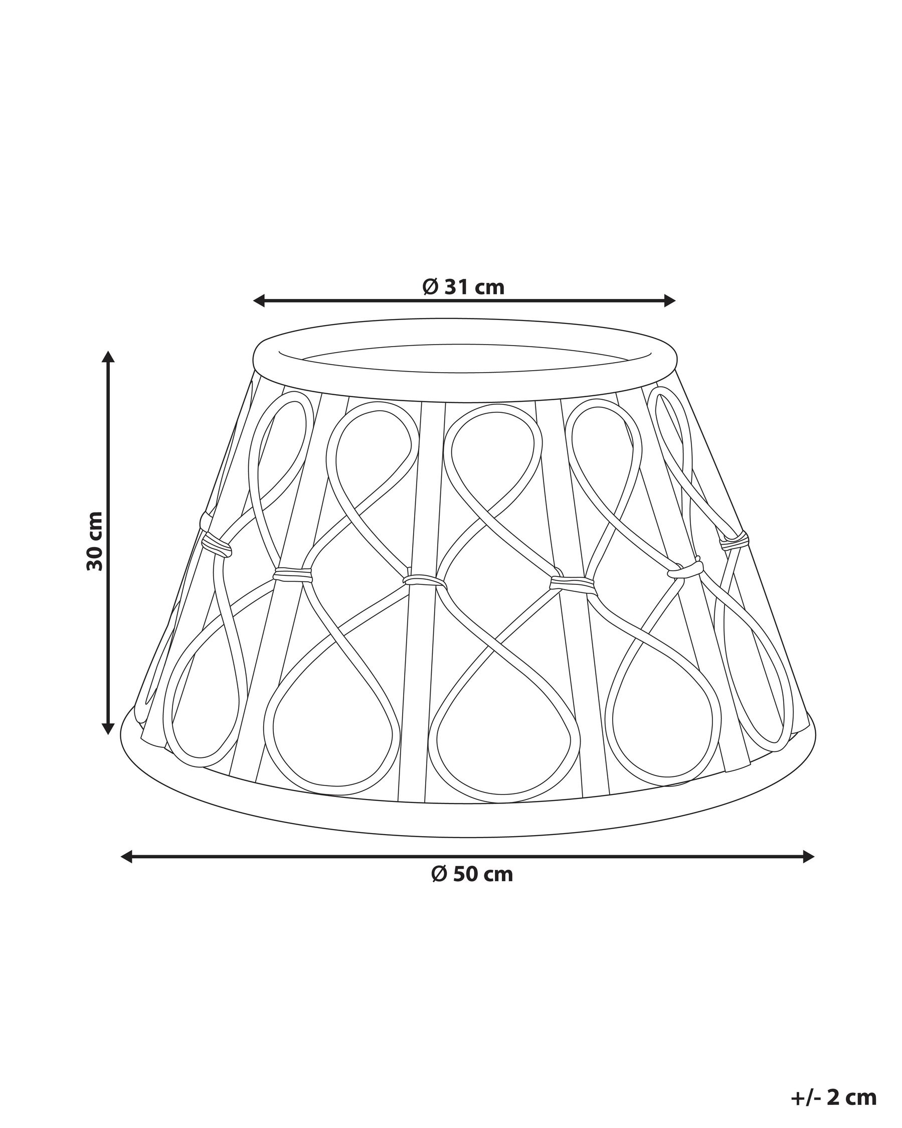 Rattan Christmas Tree Collar Natural AVENT_880216