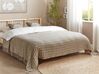 Cotton Bedspread 220 x 240 cm Taupe BERE_918077