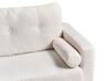 Canapé 2 places en peluche blanc cassé KALMAR_928769