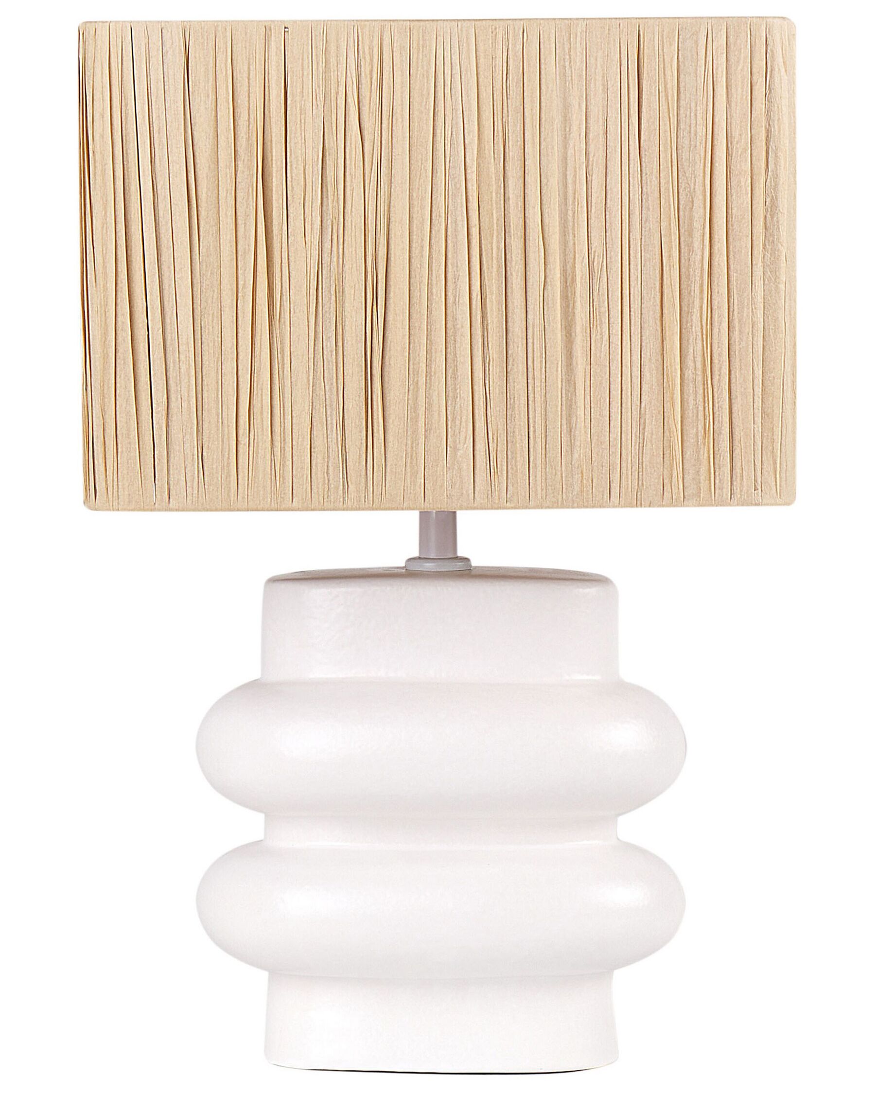 Ceramic Table Lamp White JUDY_891549