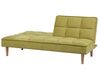 Zöld kárpitozott kanapéágy SILJAN_702099