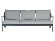 Sofa ogrodowa dla 3 osób KIATO Metal Ciemnoszary_934620