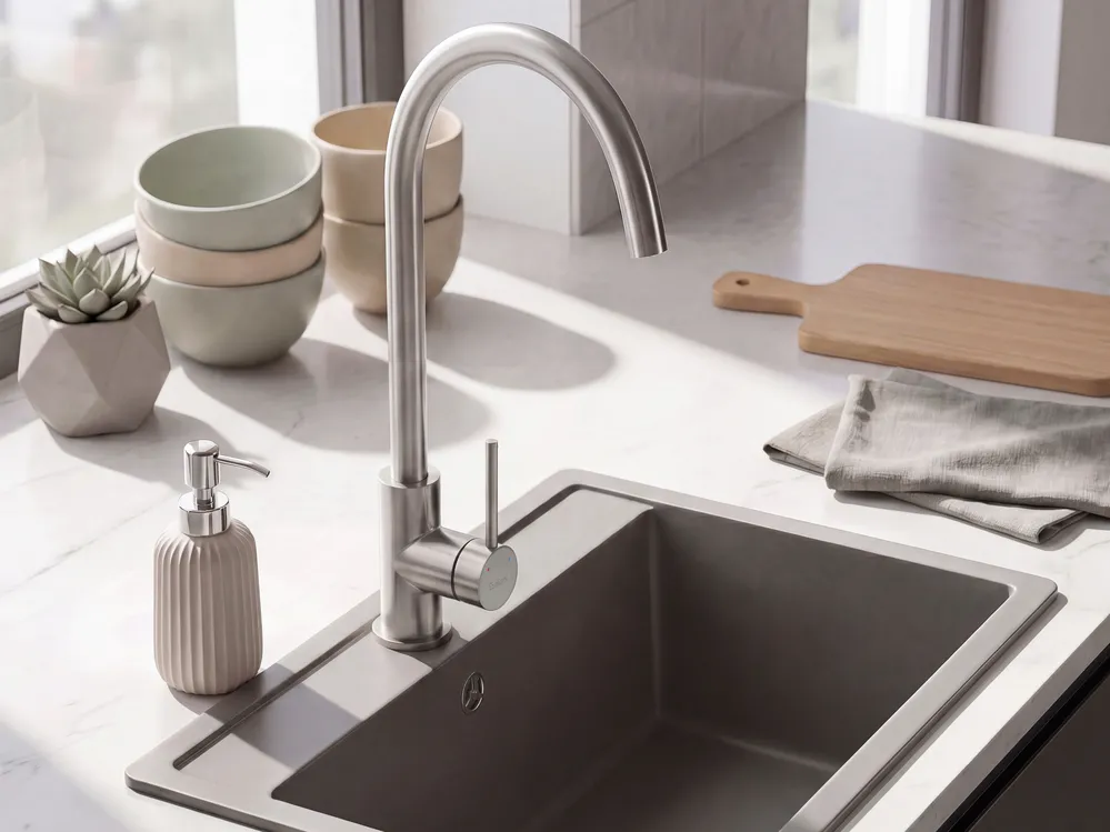 Kitchen Tap KONASHEN Silver_1095943