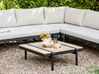 5 Seater Eucalyptus Wood Garden Corner Sofa Set Off-White BELLARIVA_933657