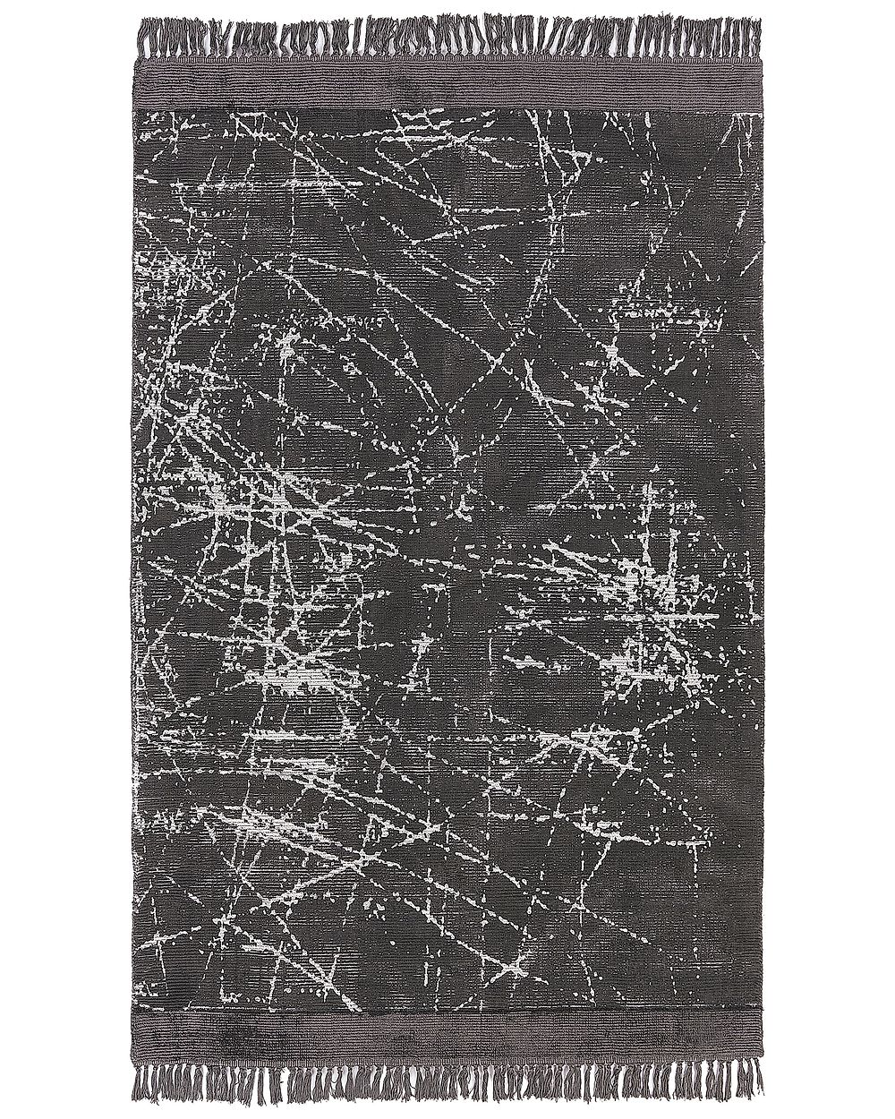 Szőnyeg HANLI Sötétszürke 160 x 230 cm Viszkóz