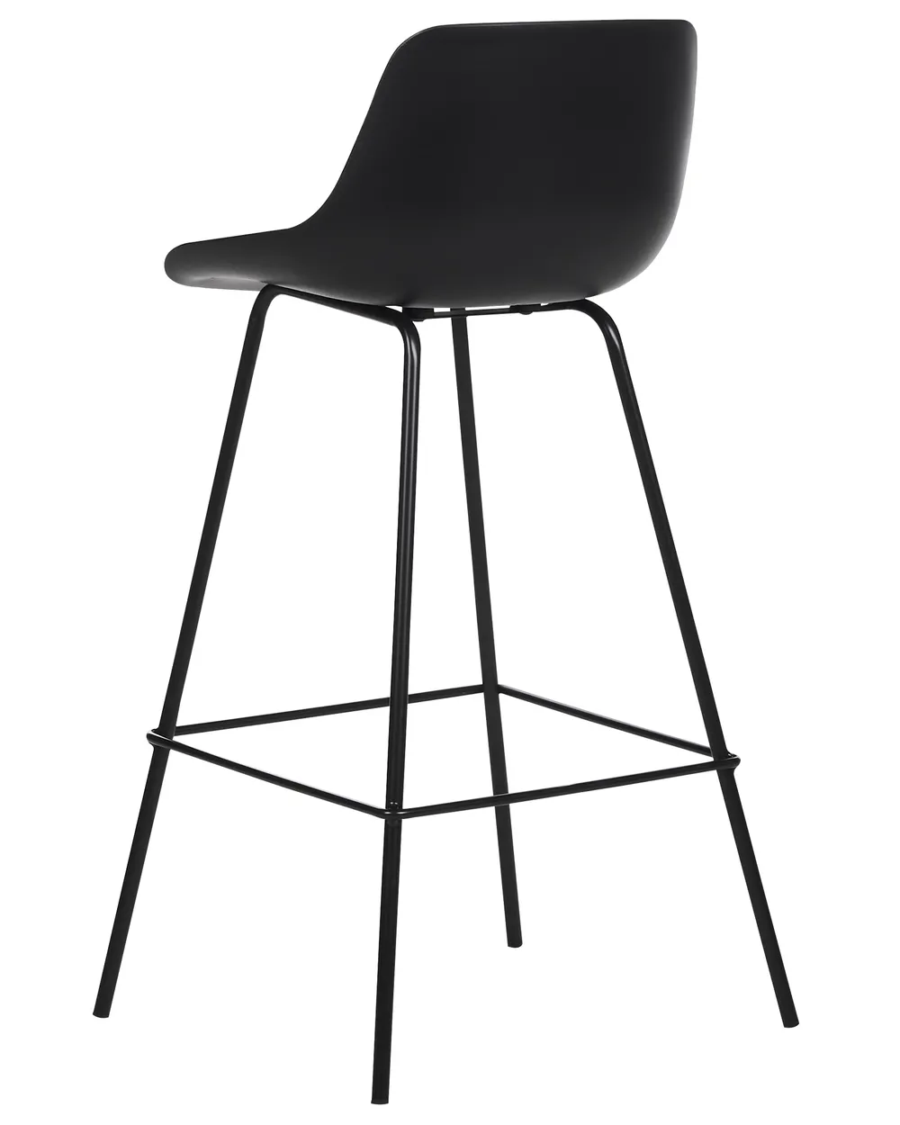 Set di 2 sedie alte EMMET Nero_902763