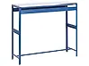 Outdoor Bar Table MAENZA 120 cm 40 cm Metal Blue