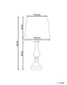 Lampada da tavolo color bianco crema 63cm HODMO_837577