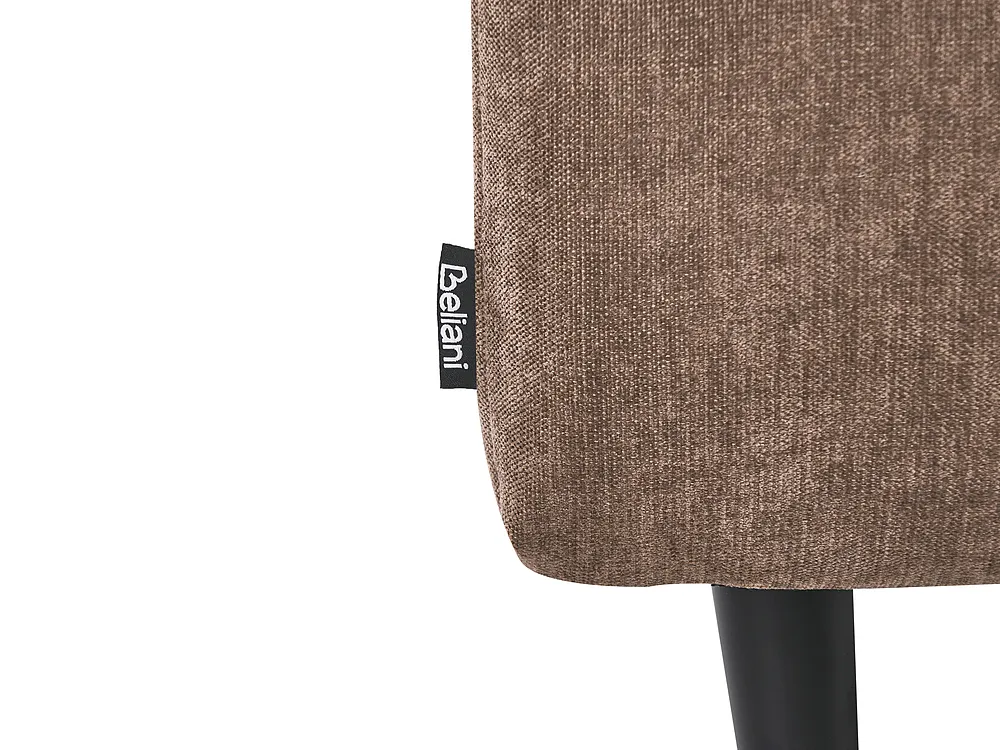 Sofa 3-Sitzer SKARO Chenillegewebe Braun_1156659