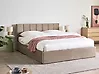 Ottoman Bed DREUX Velvet Taupe 160 x 200 cm (EU King Size)