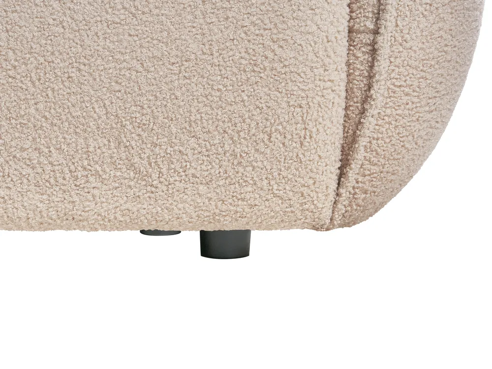 Modular Sofa 2 Seater MESNALI Boucle Beige_1046391