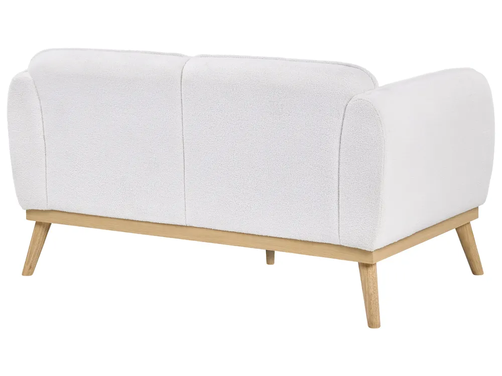 Divano 2 posti LJUNG Bouclé Bianco_1076465